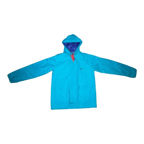 Vintage Stearns Dry Wear Rain Gear Hooded Jacket Pants Outfit Men's Small - Picture 2 of 12